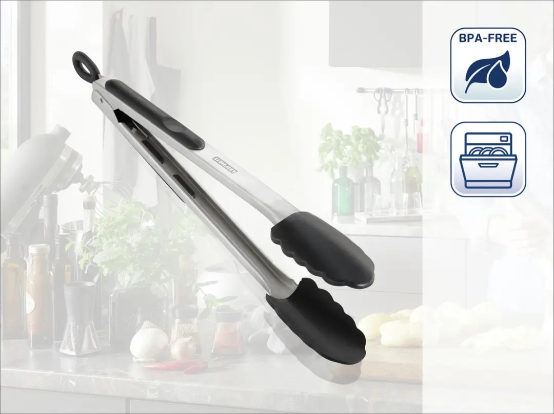 Leifheit ProLine Keuken- en Grilltang 31cm - RVS - Zwart/Grijs