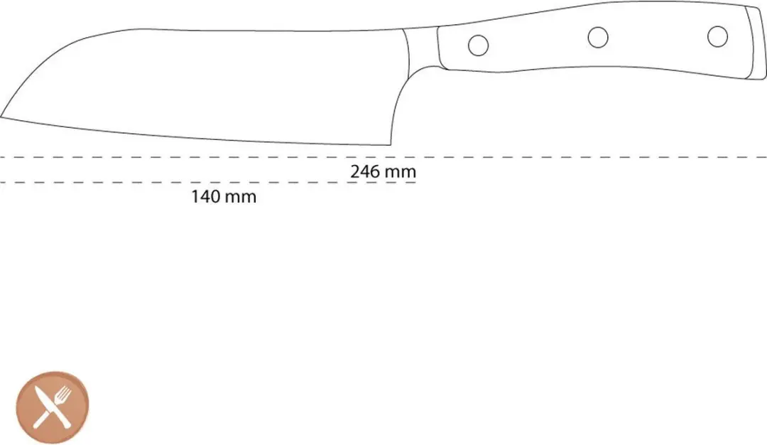 Wusthof Classic Ikon Koksmes 14cm - Zwart - afbeelding 6 van 6