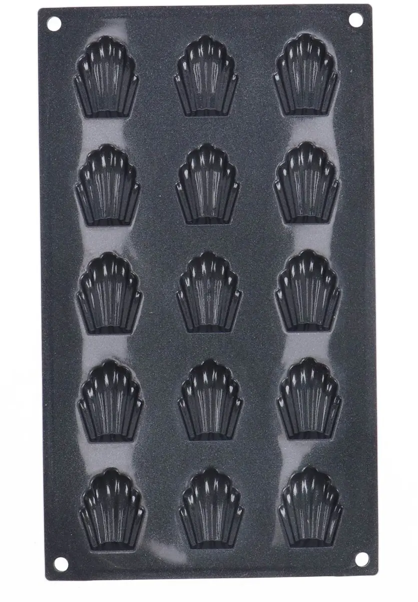 Patisse Bakvorm Starflex 15 Mini Madeleines - Zwart