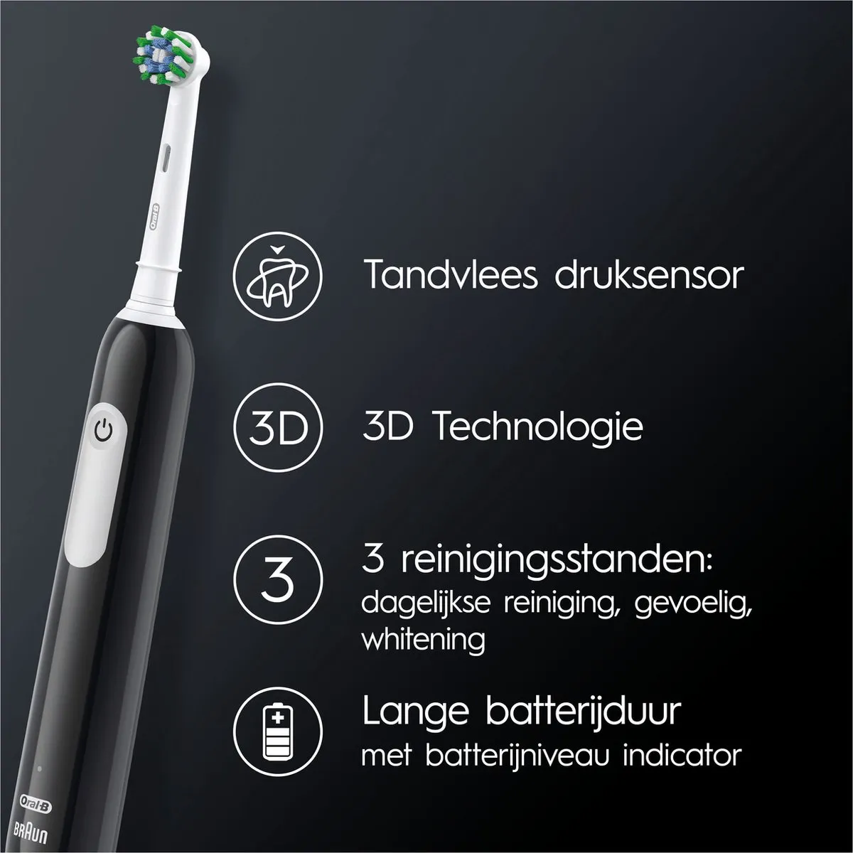 Oral-B Pro Series 1 Elektrische Tandenborstel - Zwart