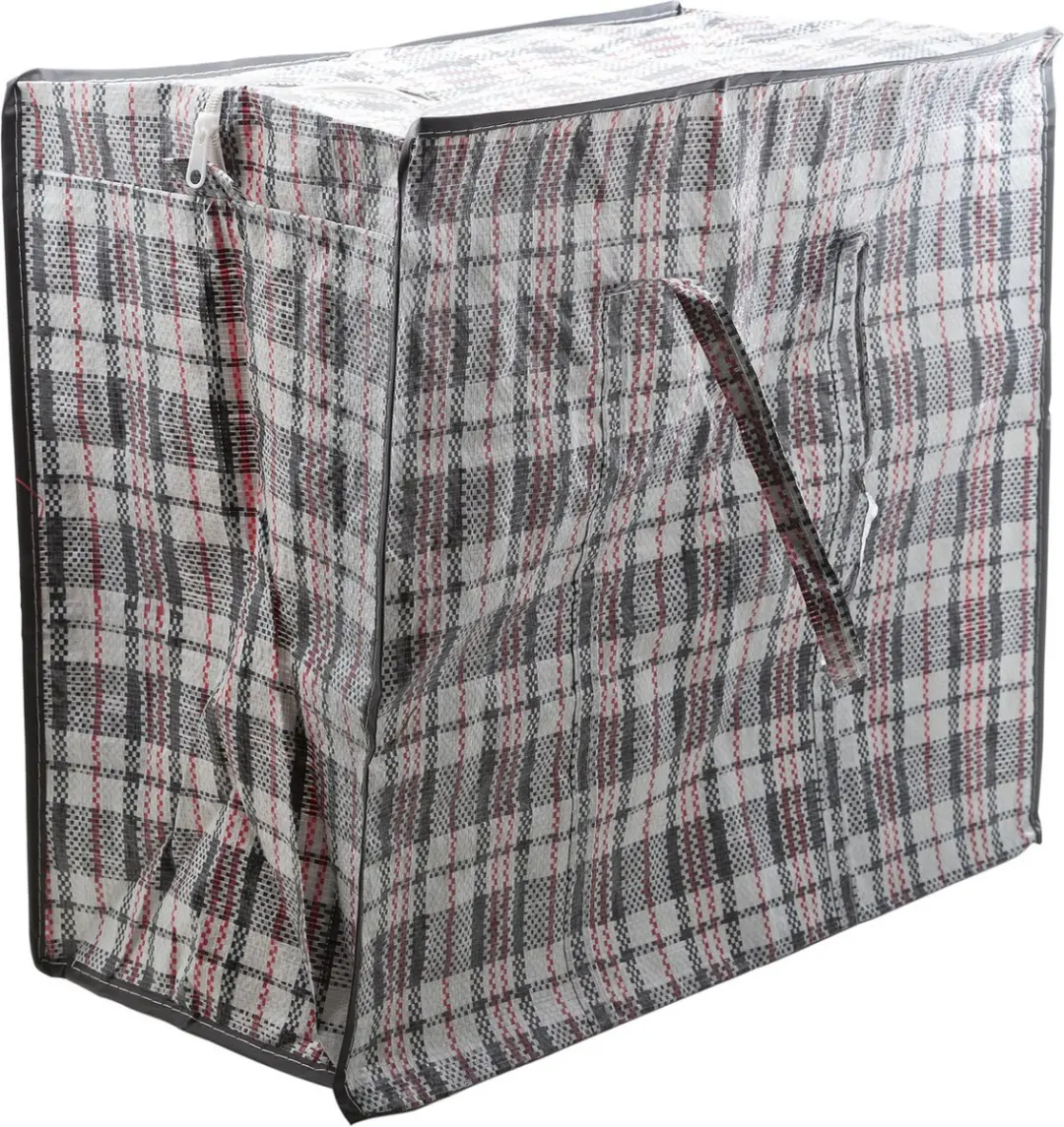 Cosy&Trendy XXL Opbergtas 82L - Rood Geruit - 55x30cm