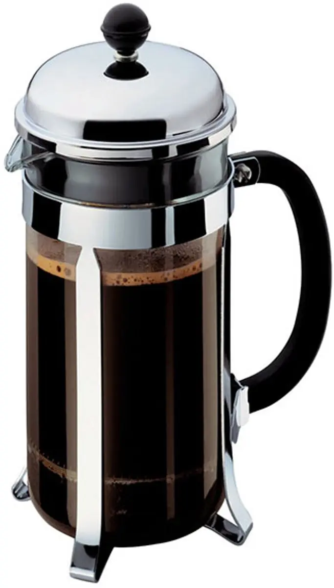 Bodum Chambord French Press 1L - 8 Koppen - RVS - Transparant