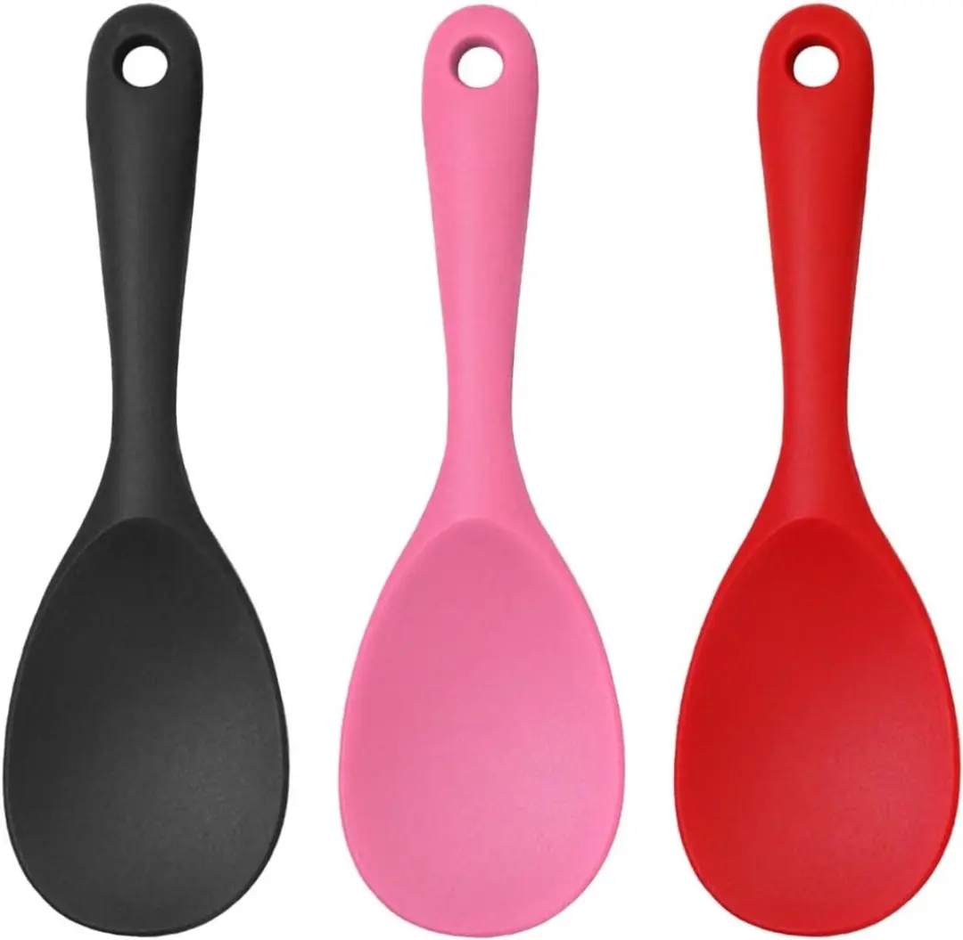 ECTEATOY Foodgrade Silicone Kooklepels Set