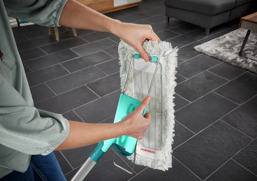 Leifheit Profi Vloerwisser XL Cotton Plus 42cm - 146cm Werkhoogte