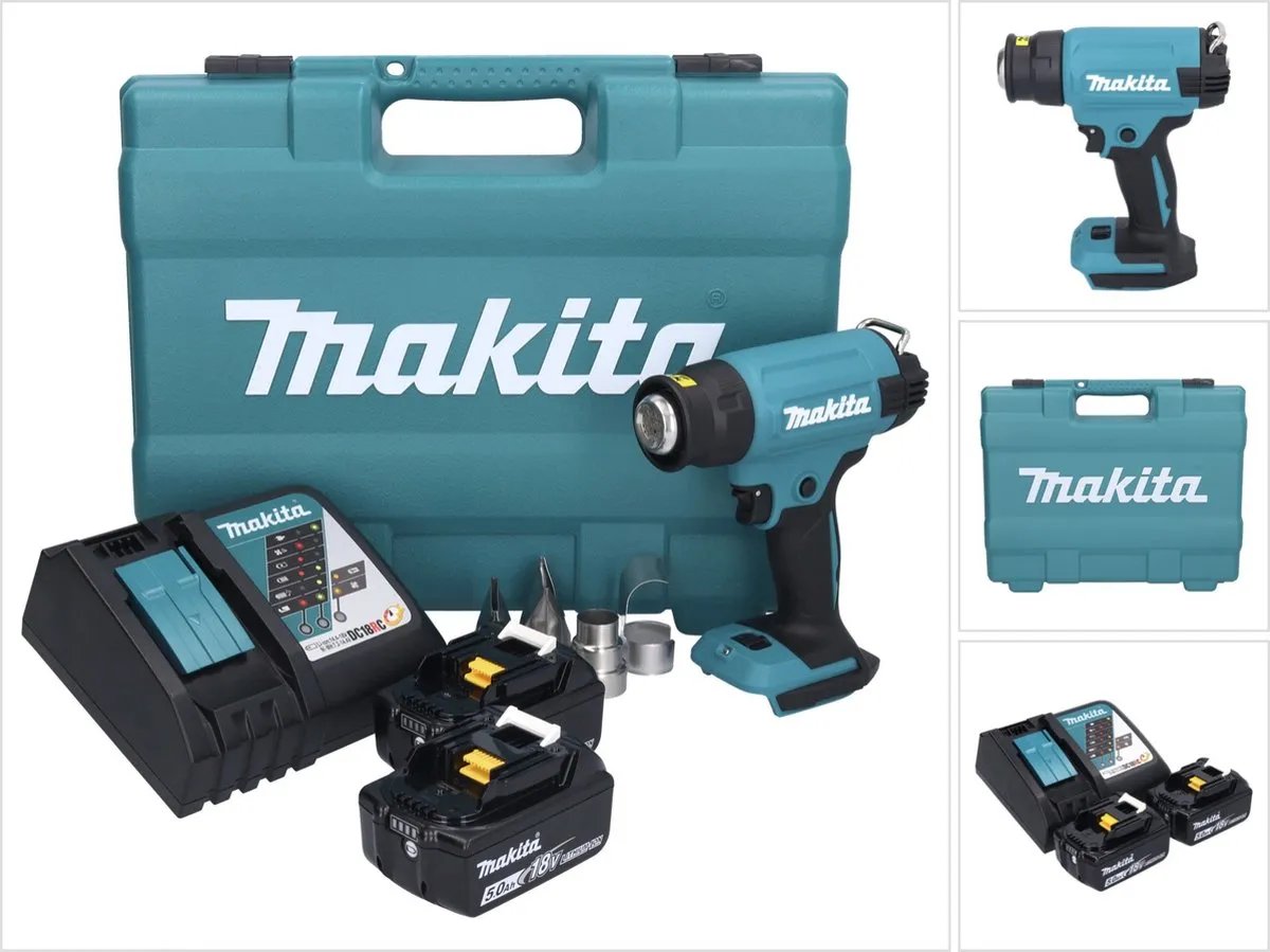 Makita DHG 181 RTK Snoerloos Heteluchtpistool 18V