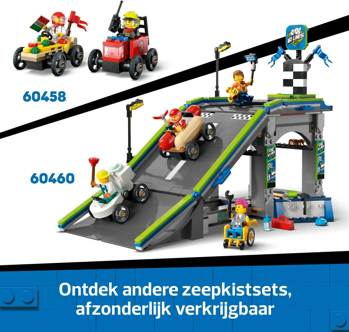 LEGO City Raceautopakket 60459 - 2 Minifiguren - 70 Stukken - afbeelding 6 van 6