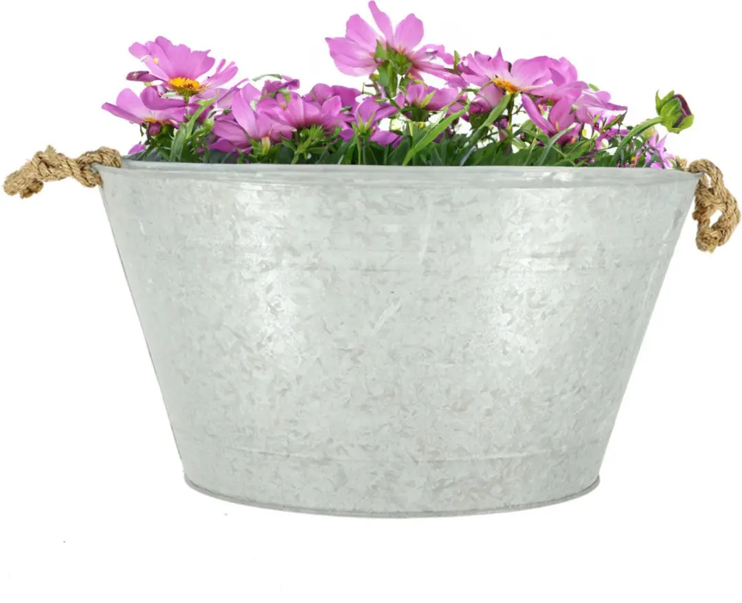 Esschert Design Zink Plantenpot 22L