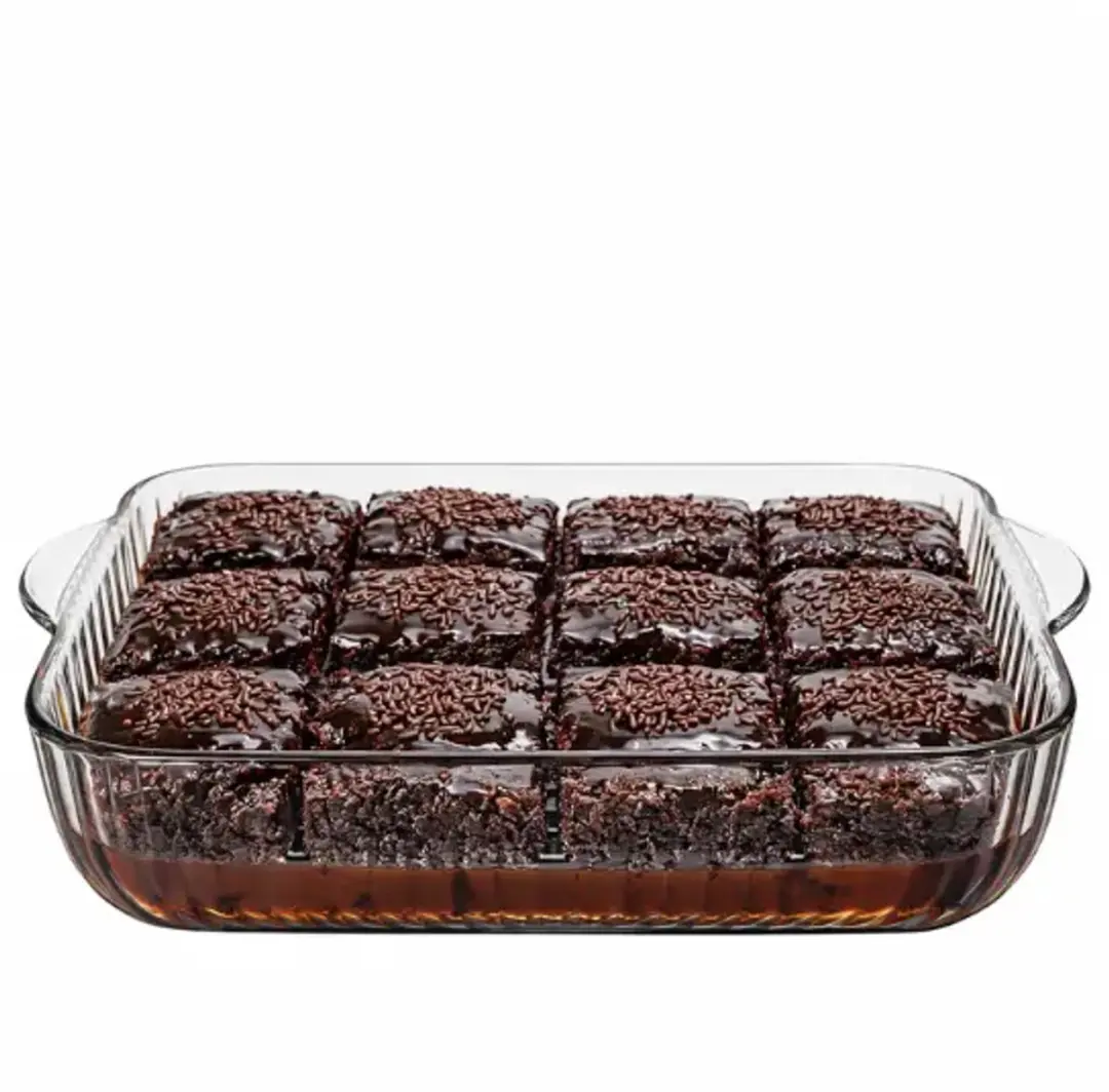 Pasabahçe Ovenschaal Vierkant 3200ml - Hittebestendig Glas