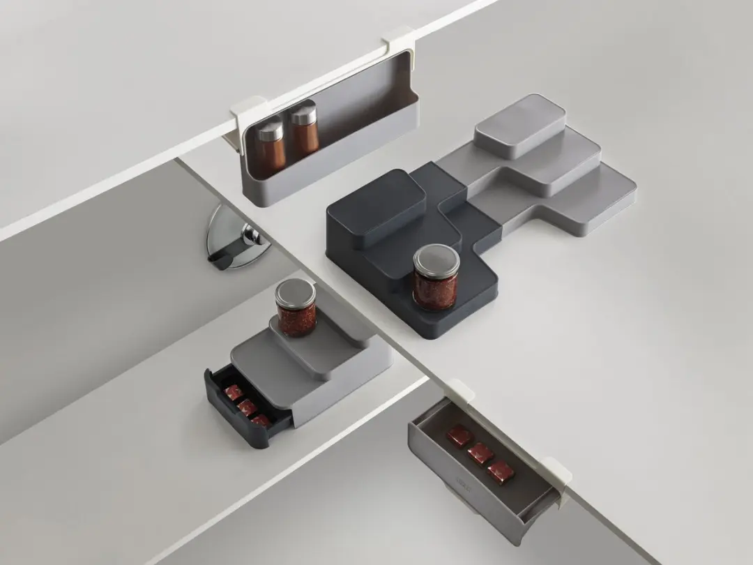 Joseph Joseph Pannendekselhouder - 4 Stuks - Grijs