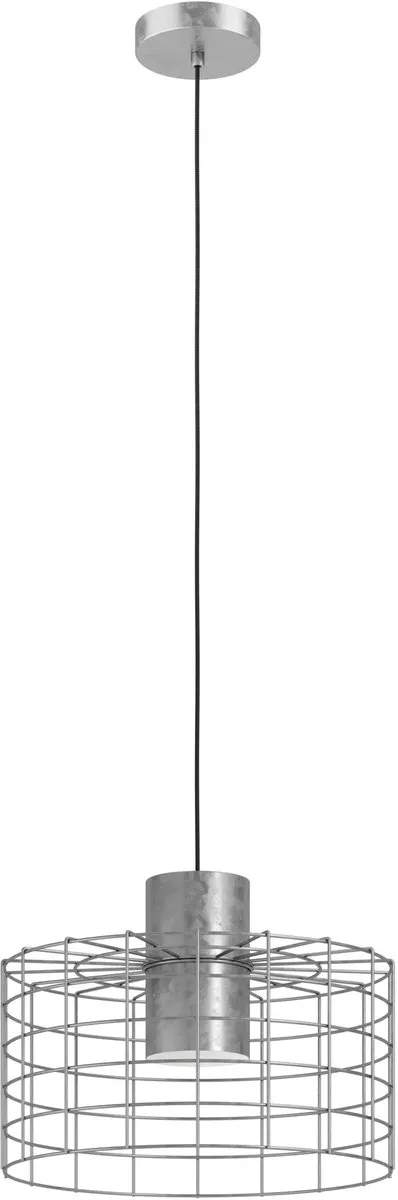 Eglo Milligan Hanglamp E27 - 3 Lichtpunten - Ø38cm - Grijs/Wit