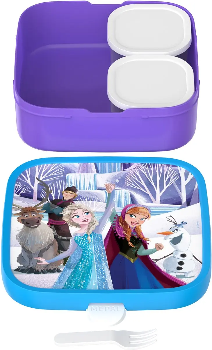 Mepal Bento Lunchbox Campus 1.25L - 3 Vakken - Frozen Friends