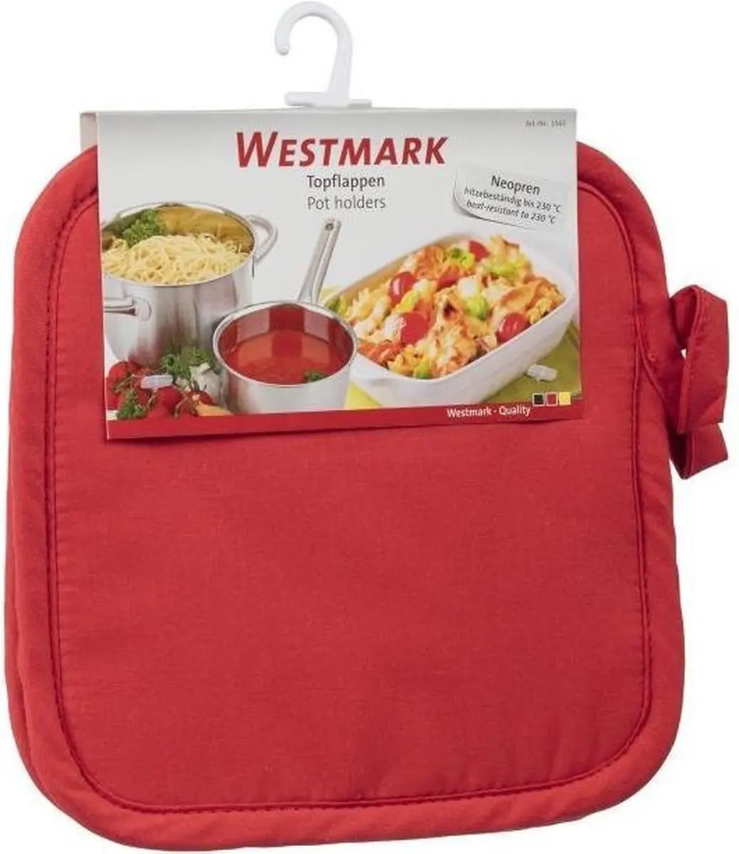 Westmark Pannenlappen Set - 2 Stuks - Rood/Zwart