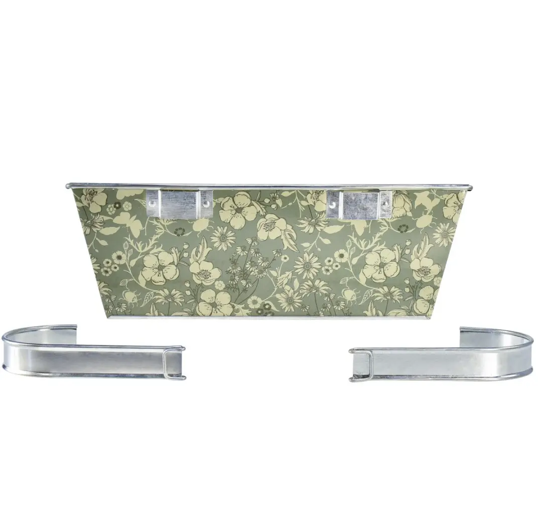 Kaemingk Bloembak met Beugel 801685 - 35x15cm H13cm - Groente
