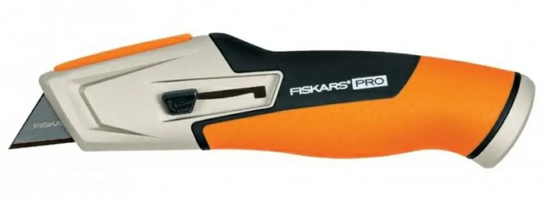 Fiskars CarbonMax Universeel Mes - Inklapbaar - Roestvrij Staal