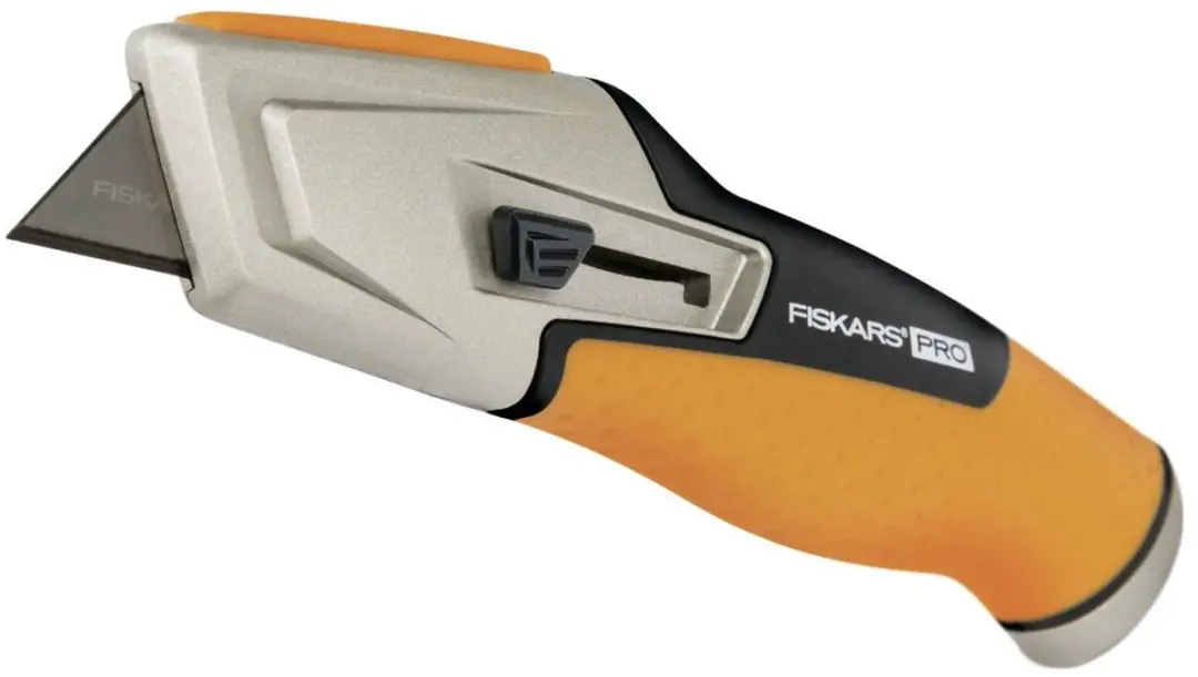 Fiskars CarbonMax Universeel Mes - Inklapbaar - Roestvrij Staal