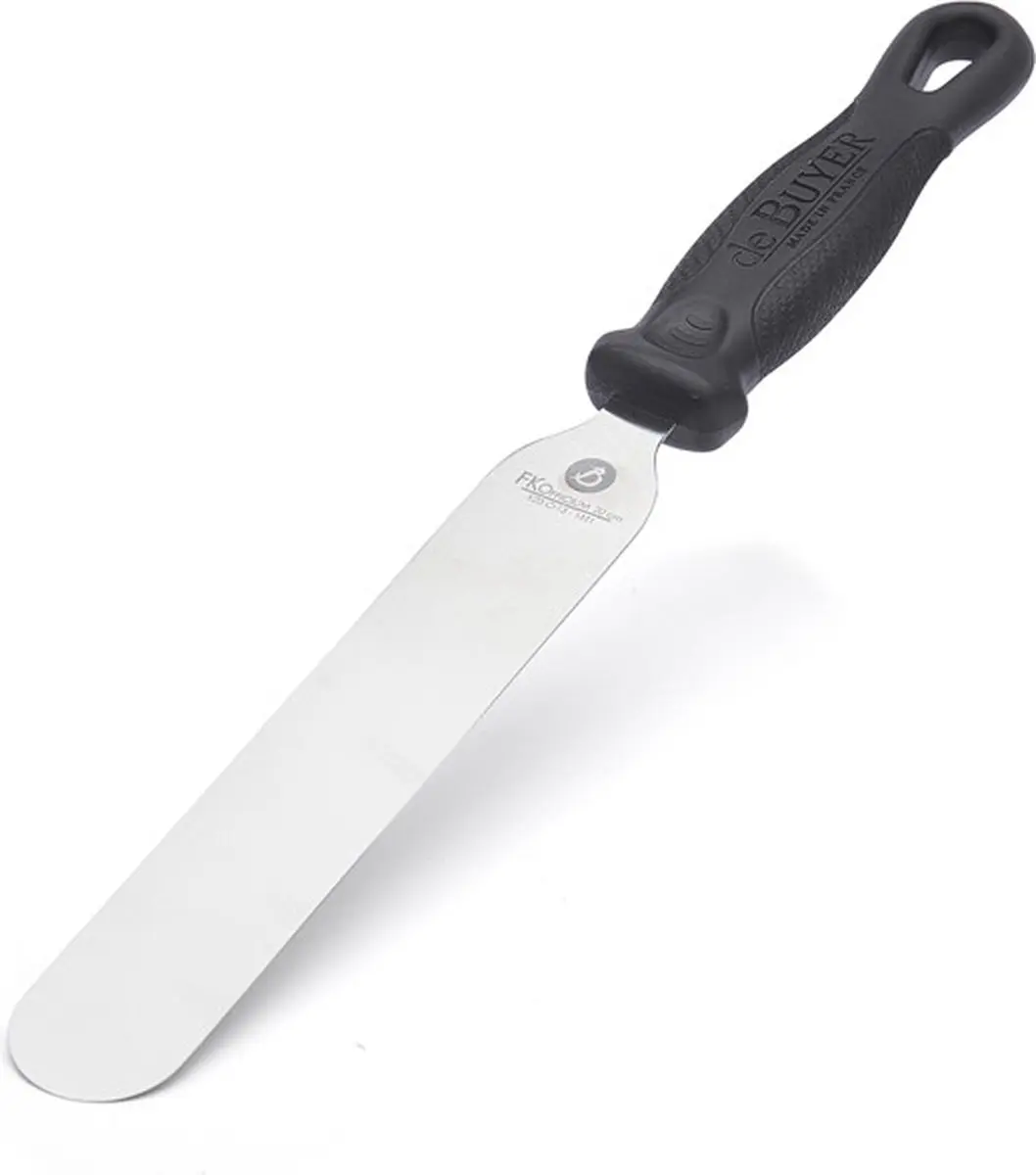 DeBuyer FKOfficium Spatel Recht 20cm - Zwart