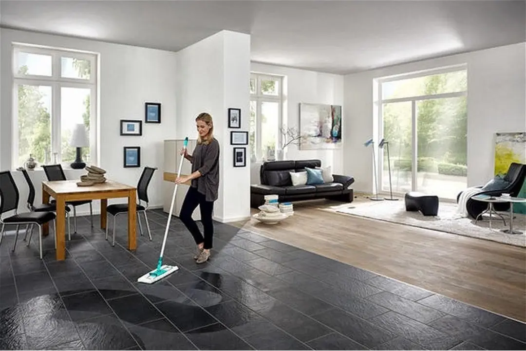 Leifheit Profi vloerwisser XL Micro Duo 140cm - Turquoise