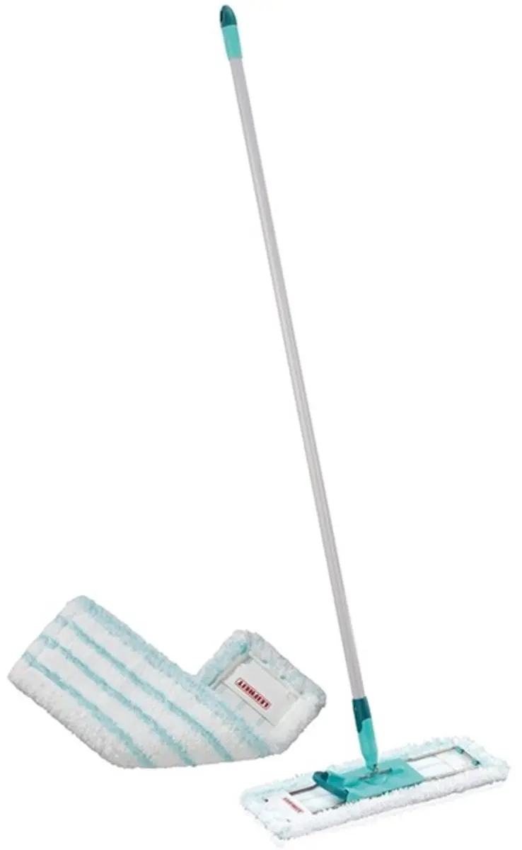 Leifheit Profi vloerwisser XL Micro Duo 140cm - Turquoise - afbeelding 6 van 6