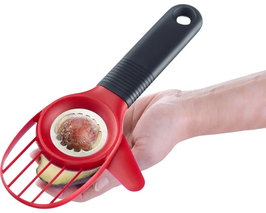 Westmark Avocadosnijder 3-in-1 - Rood/Zwart