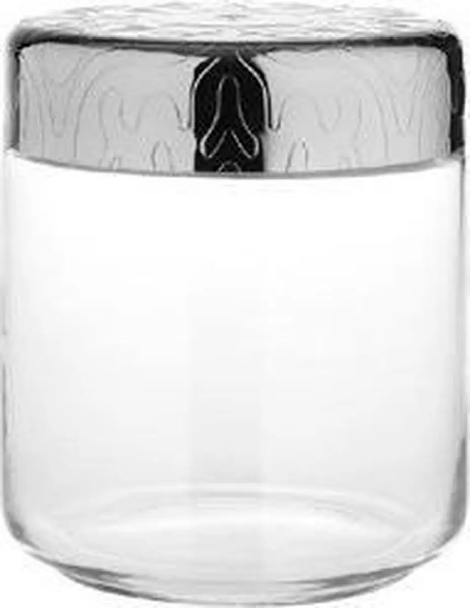 Alessi Dressed Voorraadpot 75cl - RVS/Glas