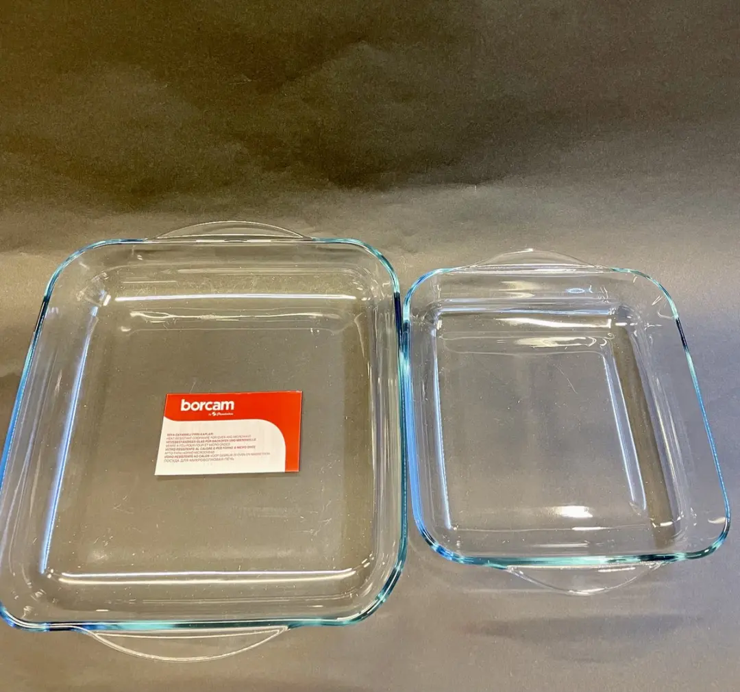 Pasabahce Borcam Ovenschaal 2 Stuks - 3,5L - Transparant