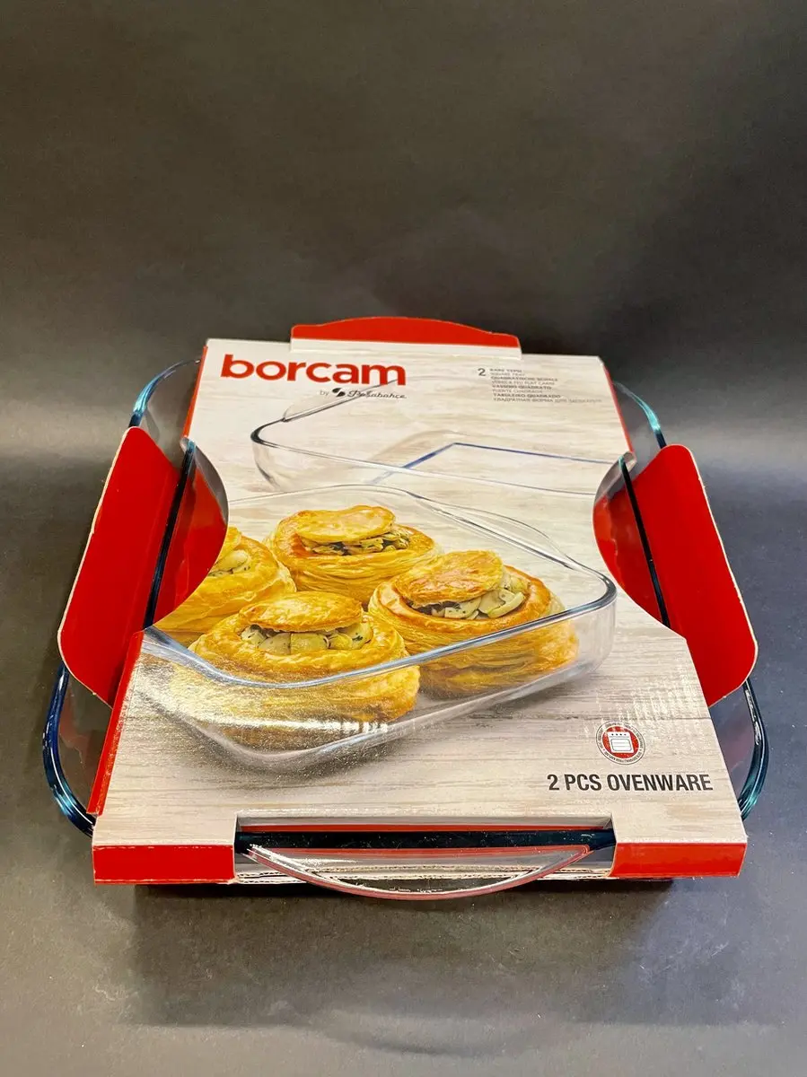 Pasabahce Borcam Ovenschaal 2 Stuks - 3,5L - Transparant