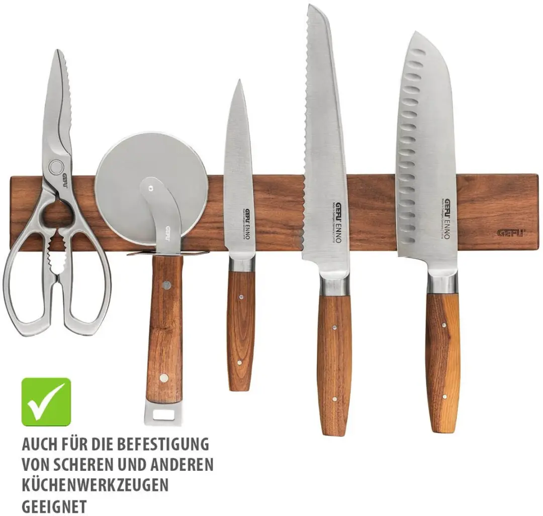 GEFU ENNO Magnetische Messenlijst 13957 - Walnoot
