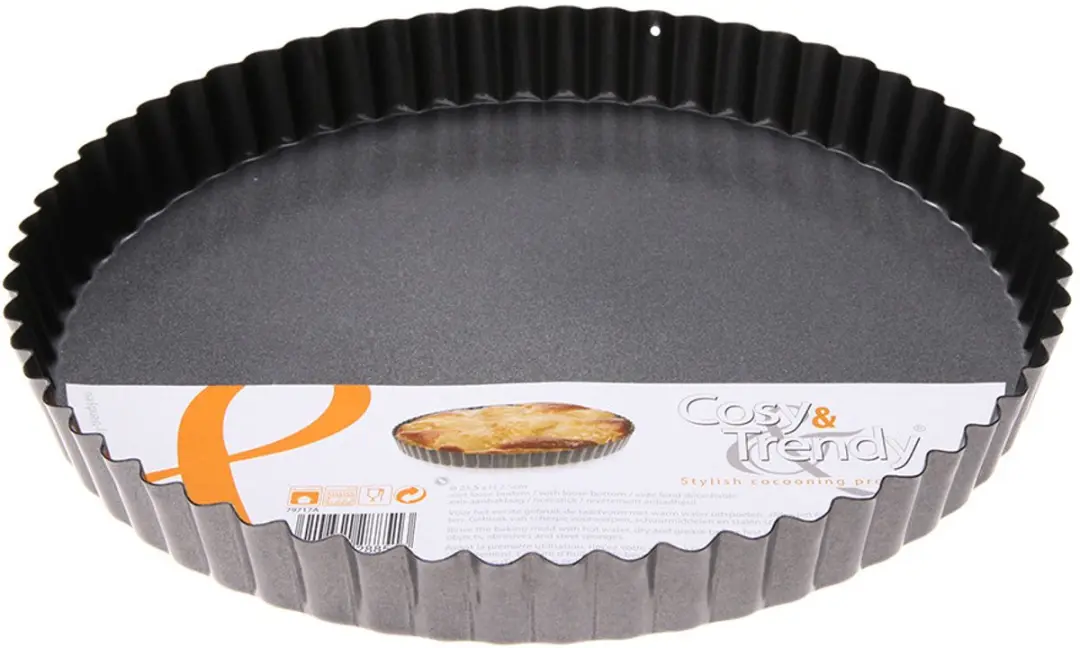 Cosy&Trendy Taartvorm D28xH2,5cm - Zwart