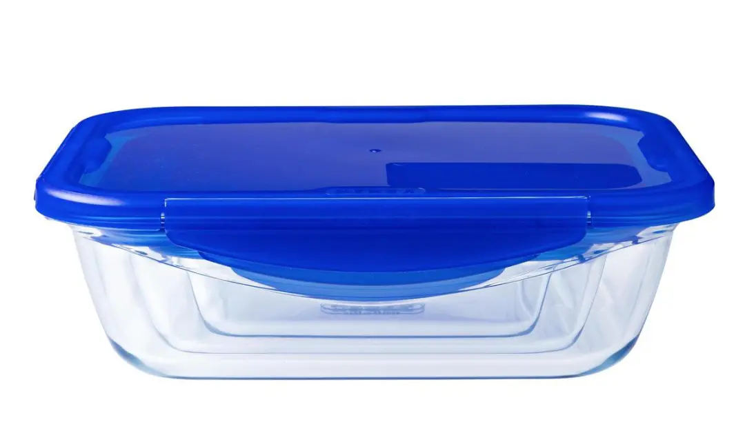PYREX Cook & Go Schaal Set 7-delig - 10.8L - Blauw/Transparant