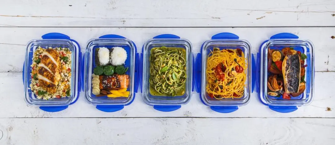 PYREX Cook & Go Schaal Set 7-delig - 10.8L - Blauw/Transparant