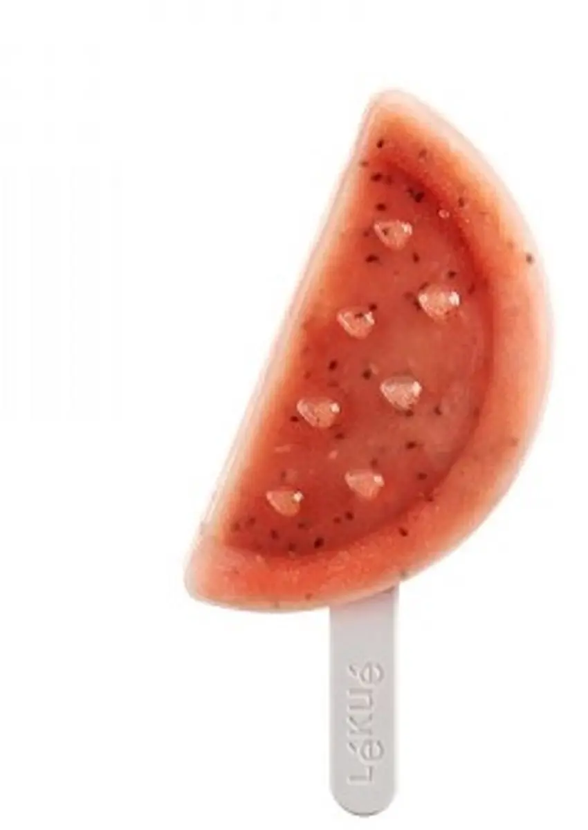 Lékué IJsjesvorm Silicone Watermeloen - 16,4x9,2x28,5cm - Rood