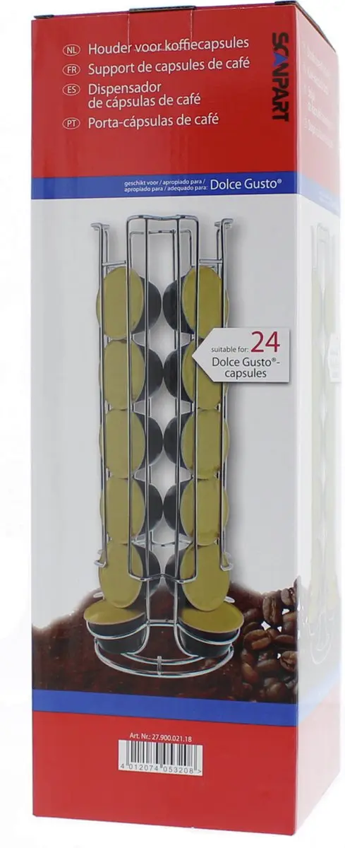 Scanpart Capsulehouder RVS 24 Dolce Gusto