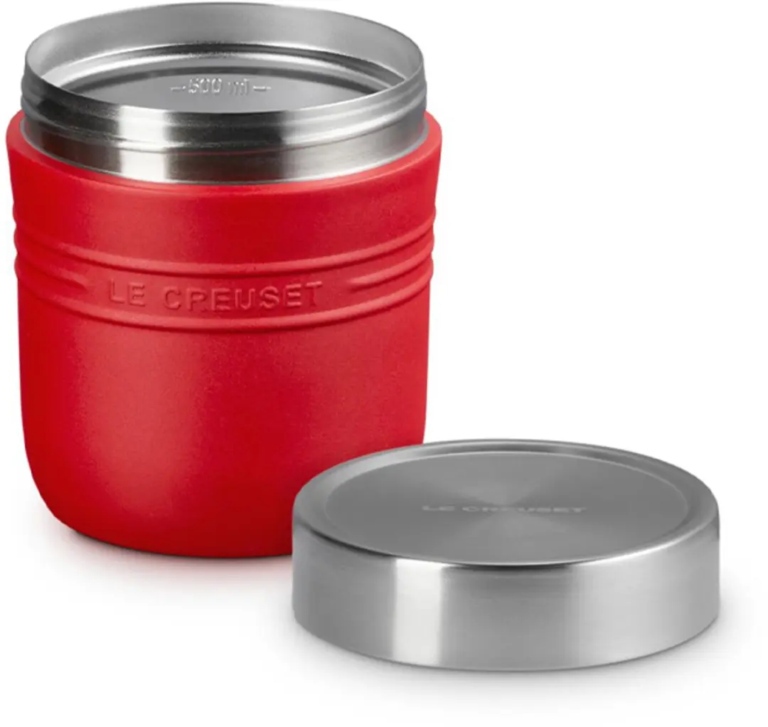 Le Creuset Lunchbeker On The Go 0,5L - Dubbelwandig - Kersenrood