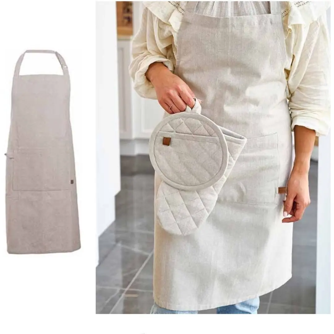 Cosy&Trendy Keukenschort - Zand - afbeelding 6 van 6