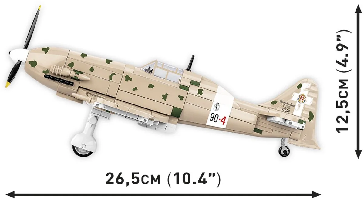 Cobi 5760 Macchi C.202 Folgore - 405 Onderdelen - Meerkleurig