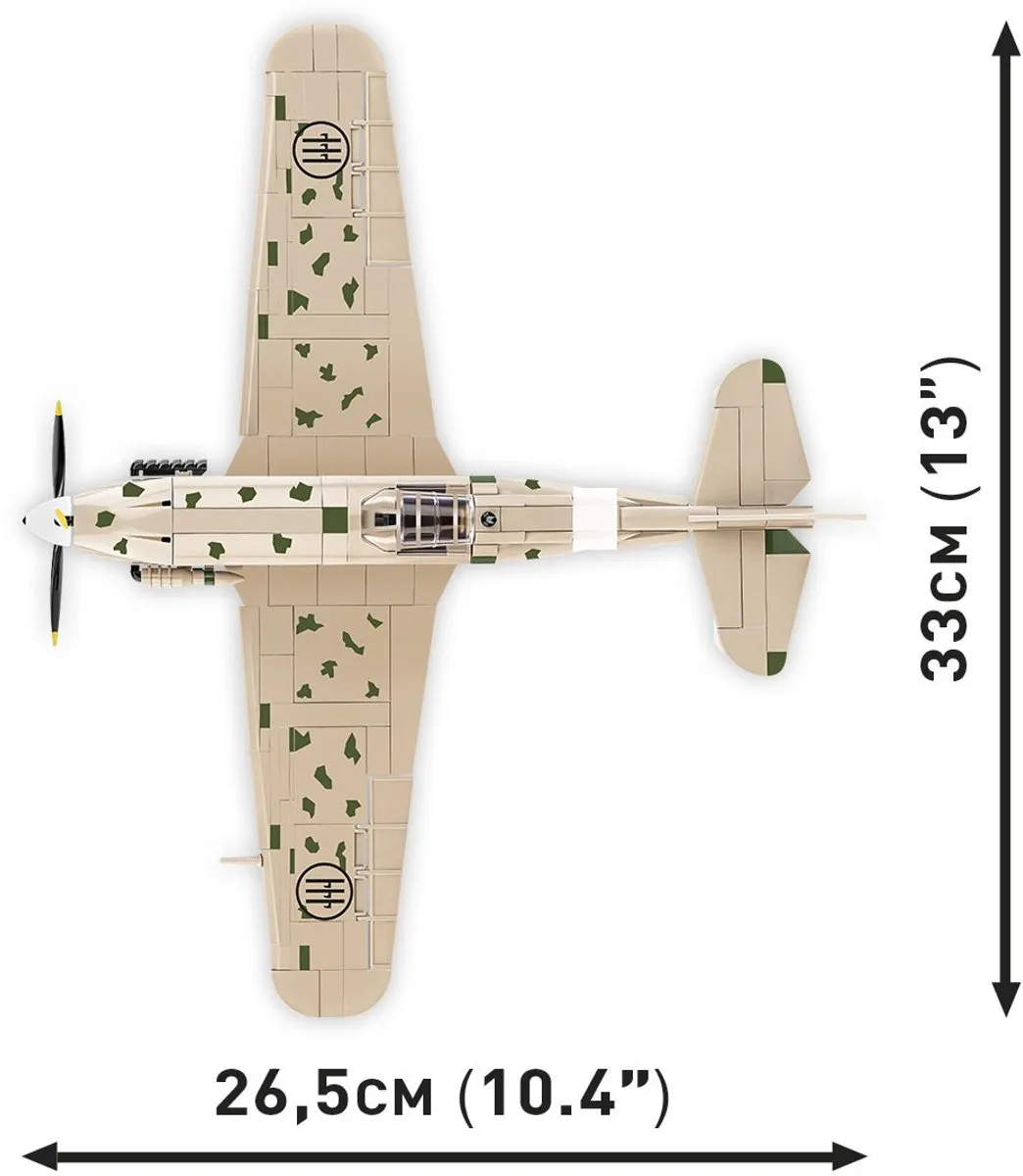 Cobi 5760 Macchi C.202 Folgore - 405 Onderdelen - Meerkleurig
