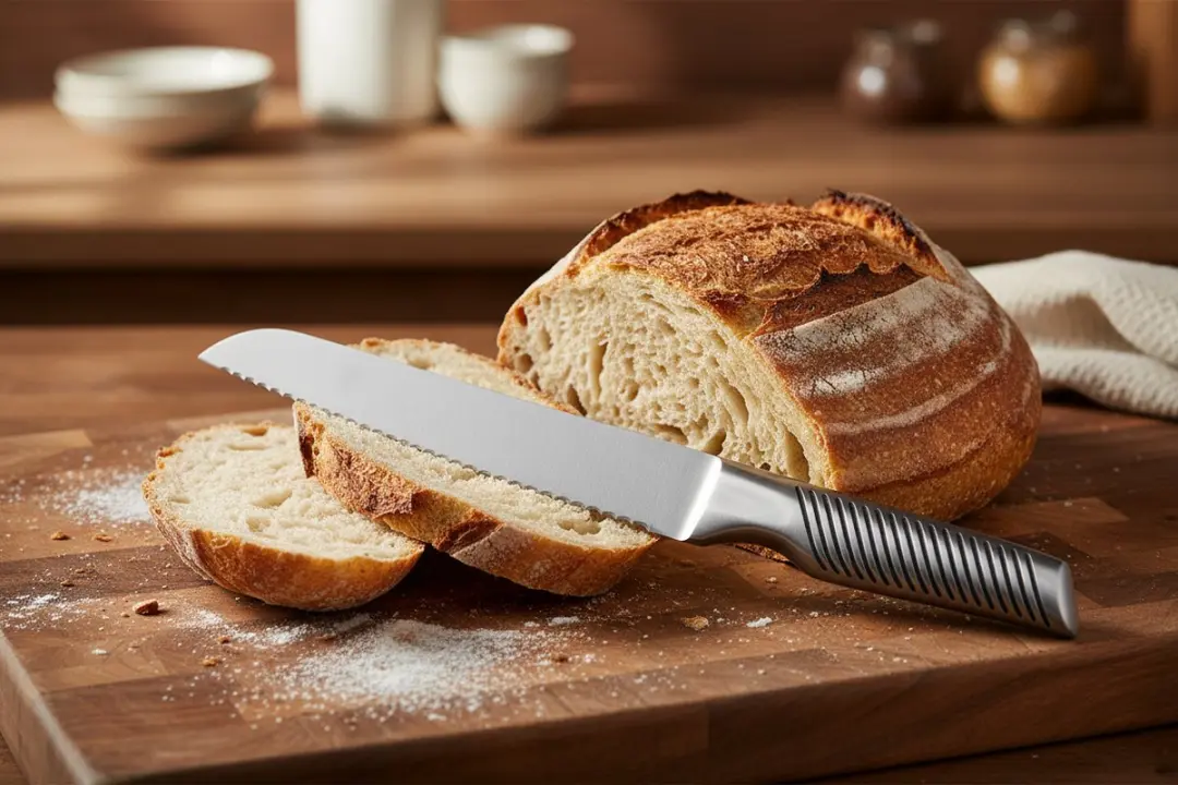 Cookinglife Chef's Essential Broodmes - 34 cm - Zilver/Zwart