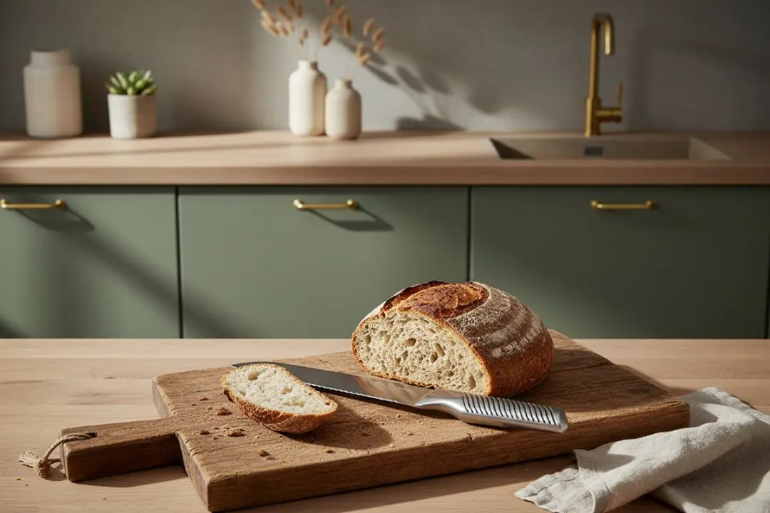 Cookinglife Chef's Essential Broodmes - 34 cm - Zilver/Zwart