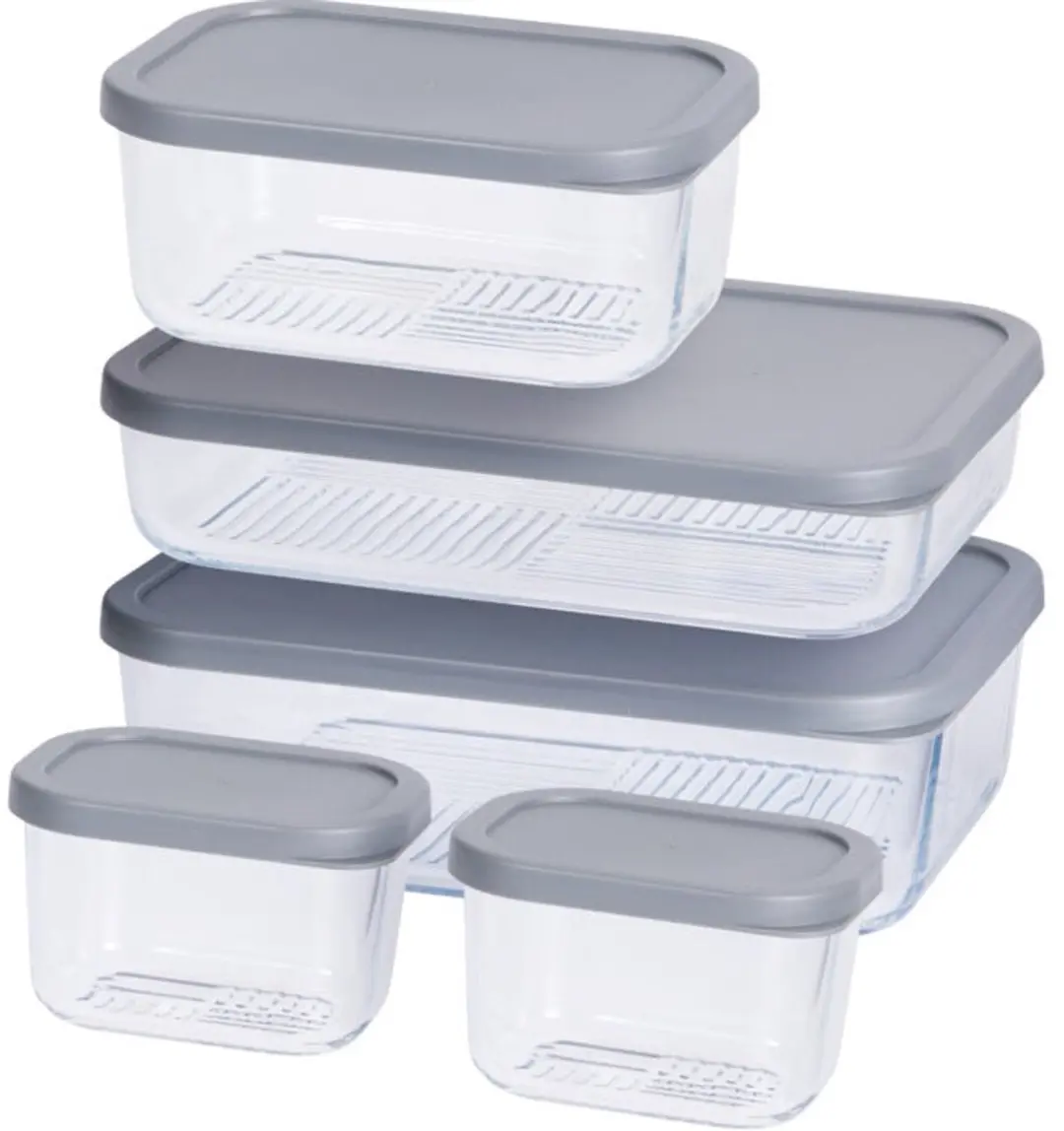Cookinglife Vershoudbakjes Glas