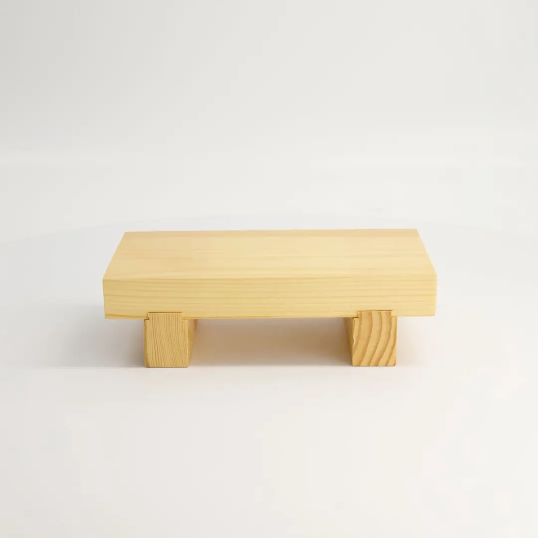 Tokyo Design Studio Sushi Geta Houten Plateau 21x12x6cm - Zwart