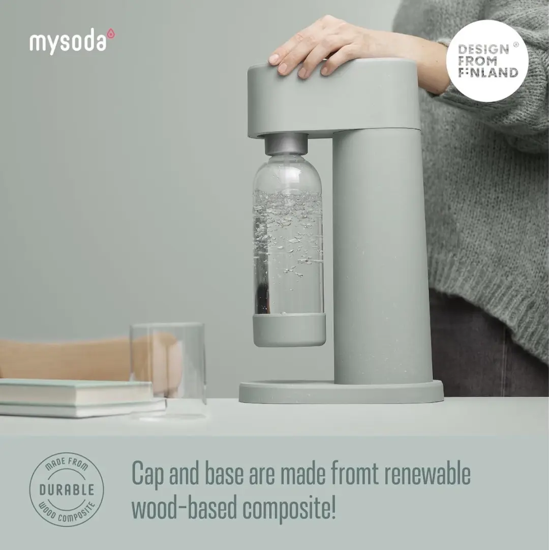 Mysoda Pigeon Herbruikbare Flessen 1L - Set van 2