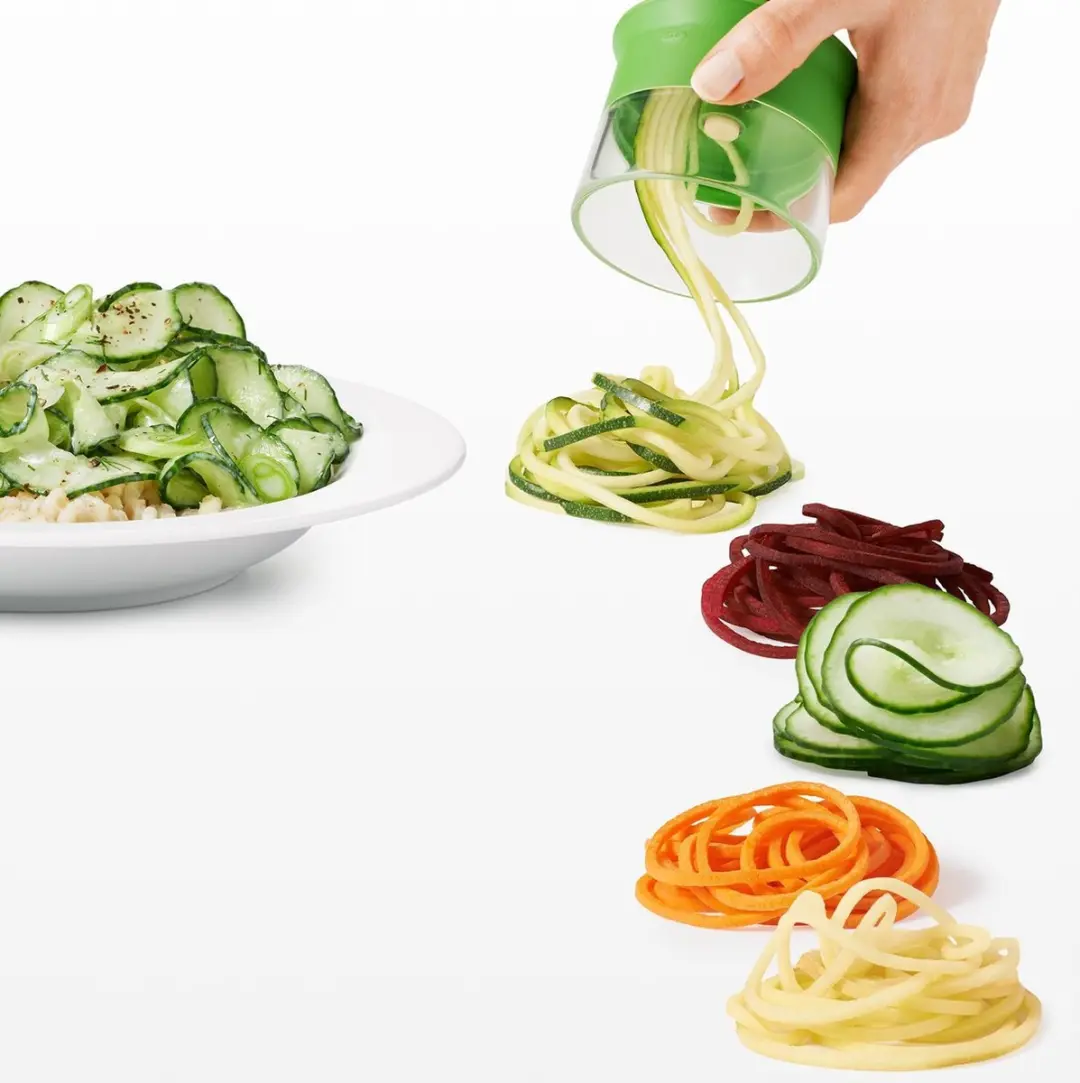 OXO Spiraalsnijder 3-in-1 - 3 Messen - Transparant
