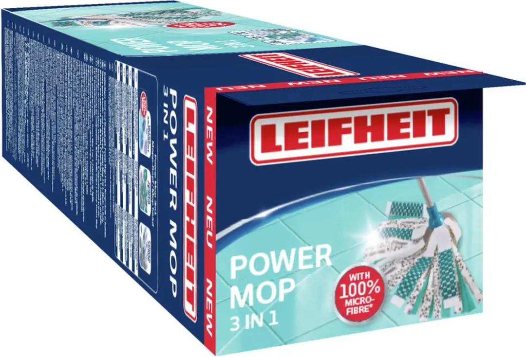 Leifheit Power Mop 3in1 52119 - 64ml - Turquoise/Grijs