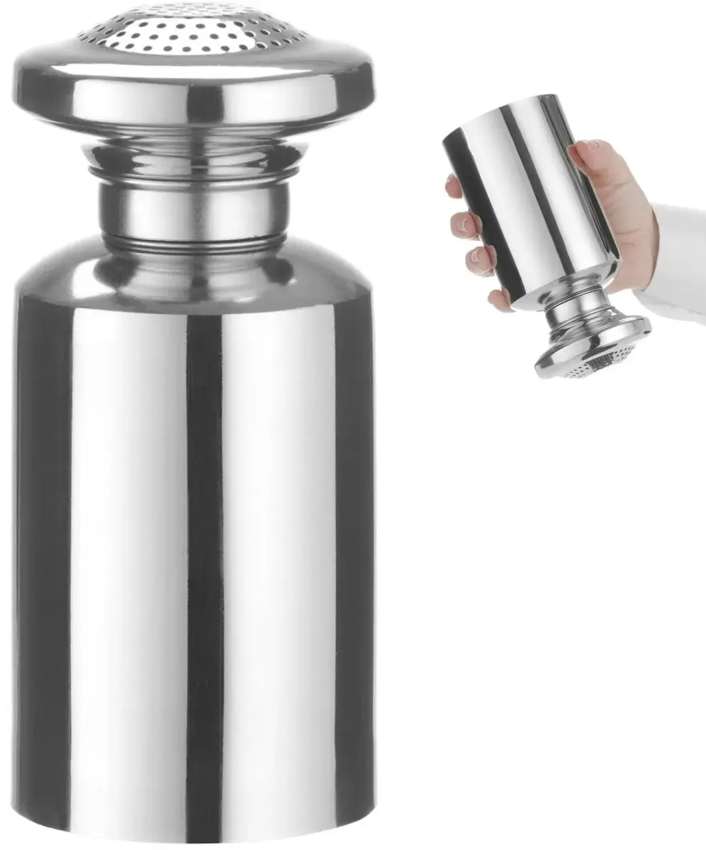 HENDI Zoutstrooier 630136 - 175mm - Ø8cm - Zilver