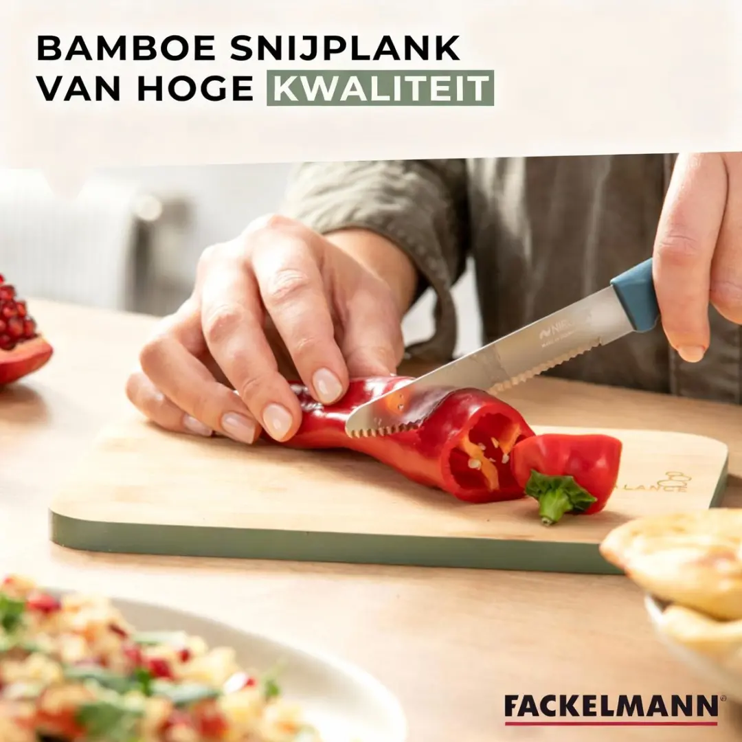 Fackelmann Balance Bamboe Snijplank 21x15cm