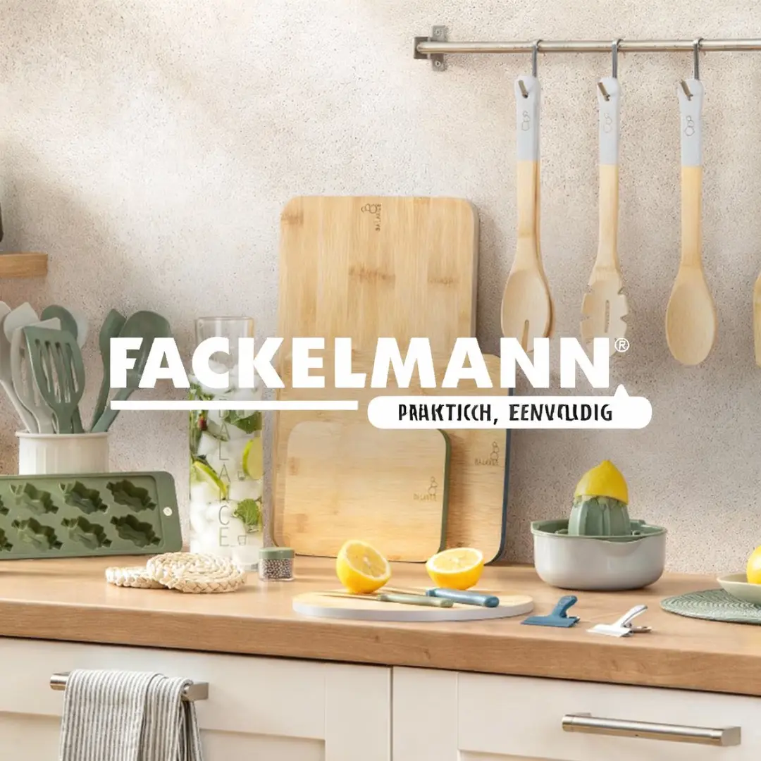 Fackelmann Balance Bamboe Snijplank 21x15cm - Groen/Bruin