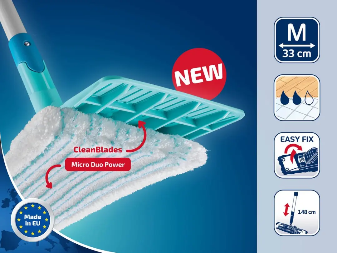 Leifheit Power Clean Vloerwisserset - Micro Duo Extra