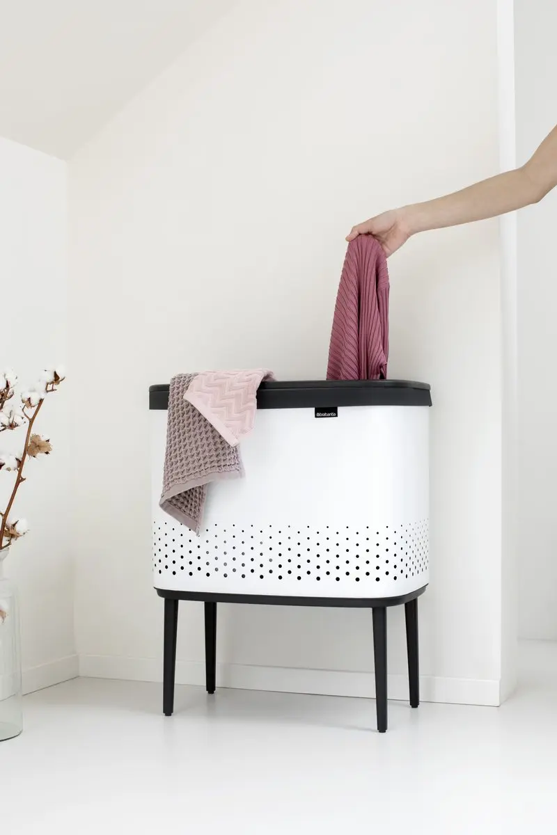 Brabantia Bo Wasmand 60L - Deksel - MPN 200502 - Wit