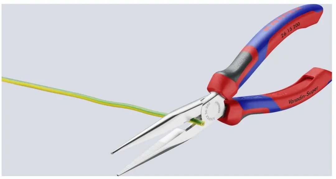 Knipex 26 15 200 Platte Rondbektang 200mm