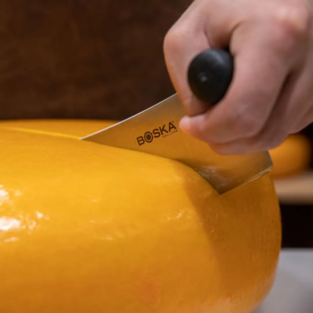 Boska Hollands Kaasmes L - Professioneel Heft - 380mm - Zwart